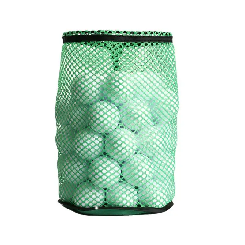 

Сетчатая Сумка для гольфа, нейлоновый мешок на шнурке с женской черной сеткой, сумка для хранения мячей для гольфа, тенниса