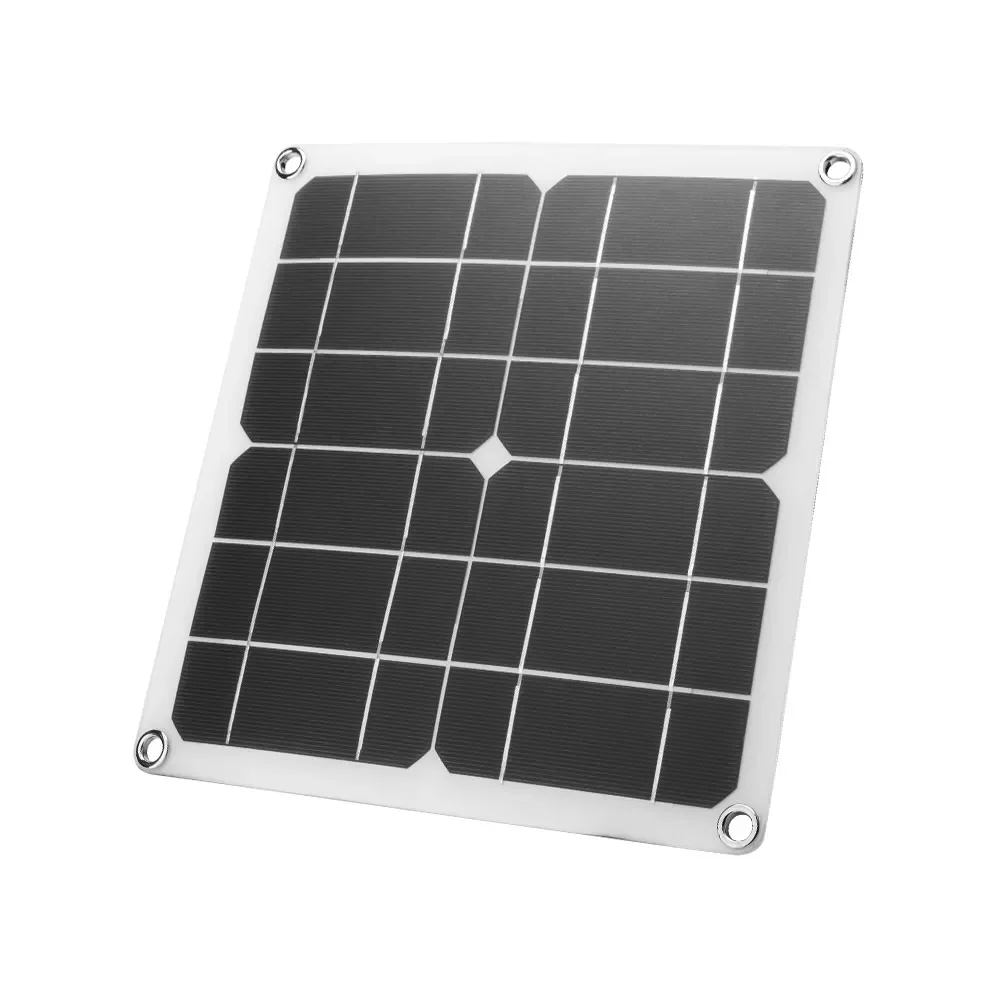 

SUNYIMA 6V 10W Mono Solar Panel DIY Portable Battery Charger Power Bank for Outdoor Camping Phone Charge with Dual USB 5V Output