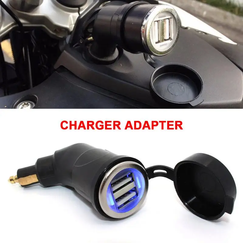 

Motorcycle Quick Charge 3.3A Dual USB Charger Plug Socket Cigarettes Lighter Adapter For BMWs R1250GS R1200GS ADV F850GS F700GS