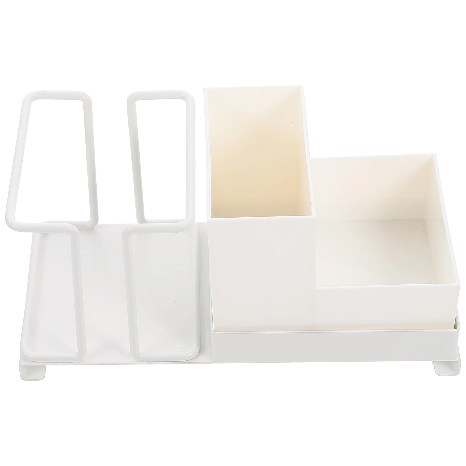 

Coffee Station Organizer Cup Holder Bar Storage Condiment Paperbin Box Caddy Pods Dispenser Basket Espresso Supplies Tray