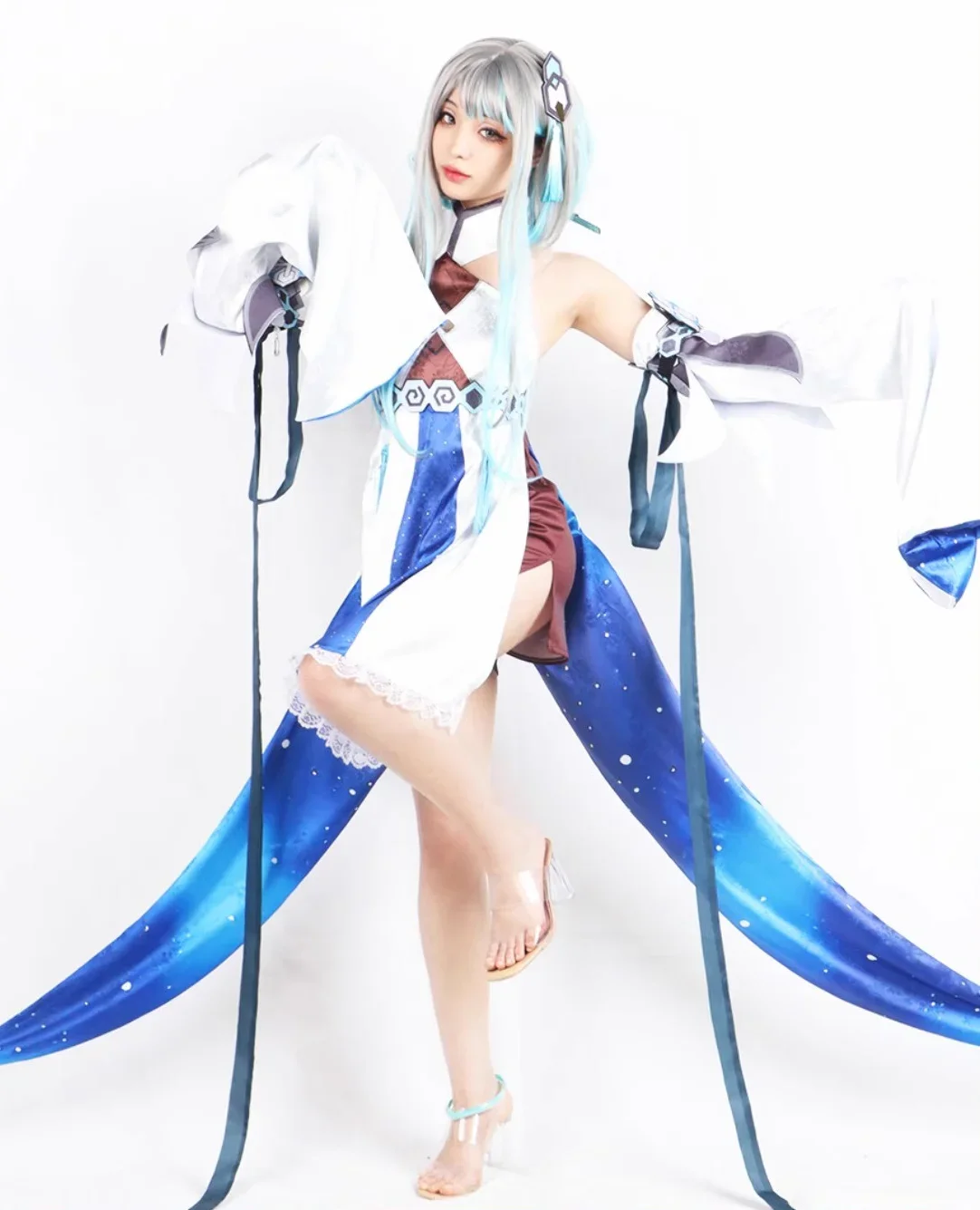 Костюм для косплея Guizhong Genshin Impact униформа Gui Zhong Liyue костюмы богов одежда ролевых