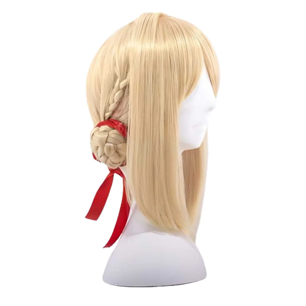 Маскировка фиолетовый косплей парики для ролевых игр золотая прическа аниме