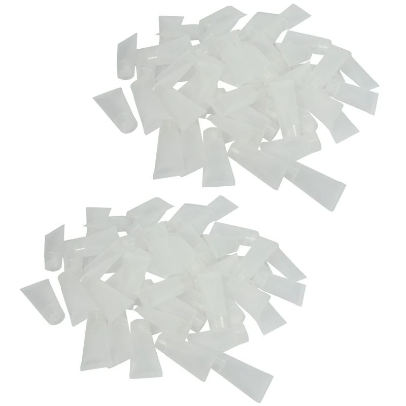 

100Pcs 15Ml Refillable Tube Empty Lotion Bottle Soft Tube With Cap Travel Squeeze Make Ups Container Refillable Bottles