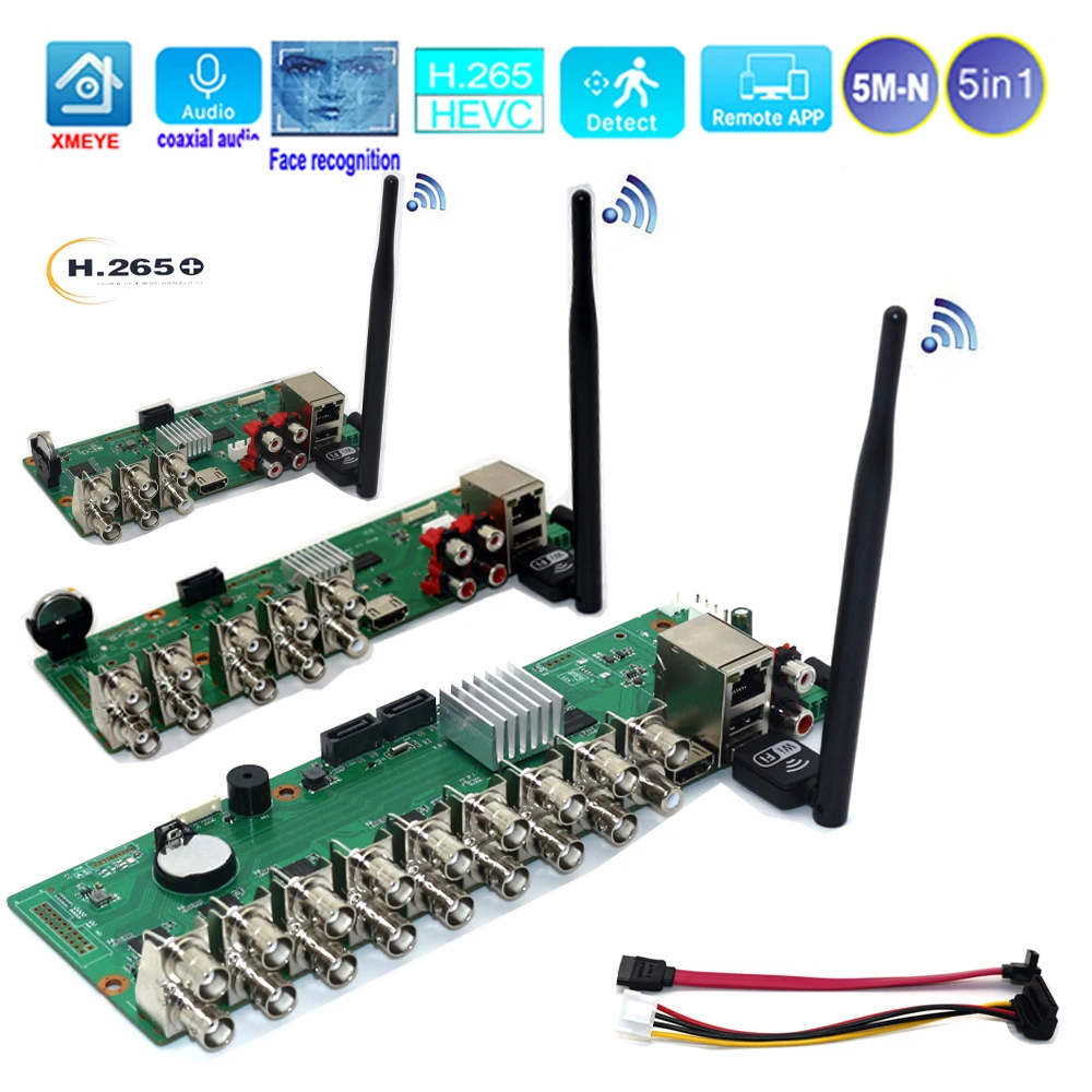 WUSONGLUSAN Гибридный сетевой видеорегистратор 4/8/16 каналов