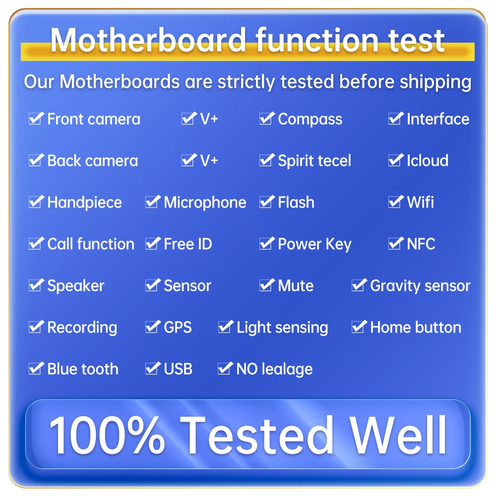 Free shipping Original Unlocked For iPhone XS XR X Motherboard With/NO Face ID Unlocked Logic Board Mainboared Free iCloud