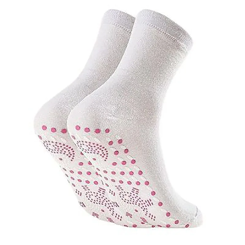 10 Pairs Unisex Self Heating Socks Middle Tube Socks Massage Resist Cold Absorb Sweat Autumn Winter Foot Warmer Socks