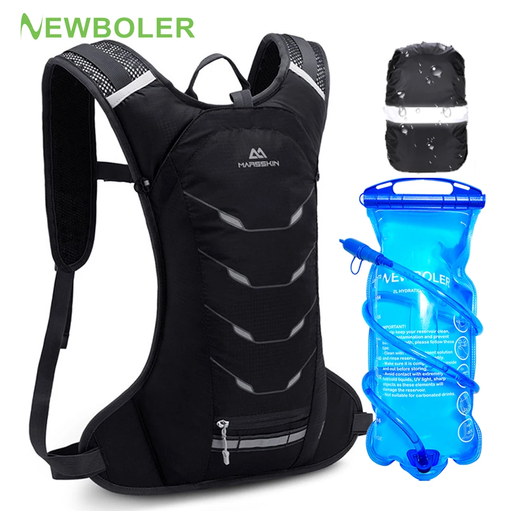 

5L Cycling Bags Portable Waterproof Backpack Bike Water Bag Outdoor Sport Climbing Hiking Pouch 2L Hydration Bladder Backpack