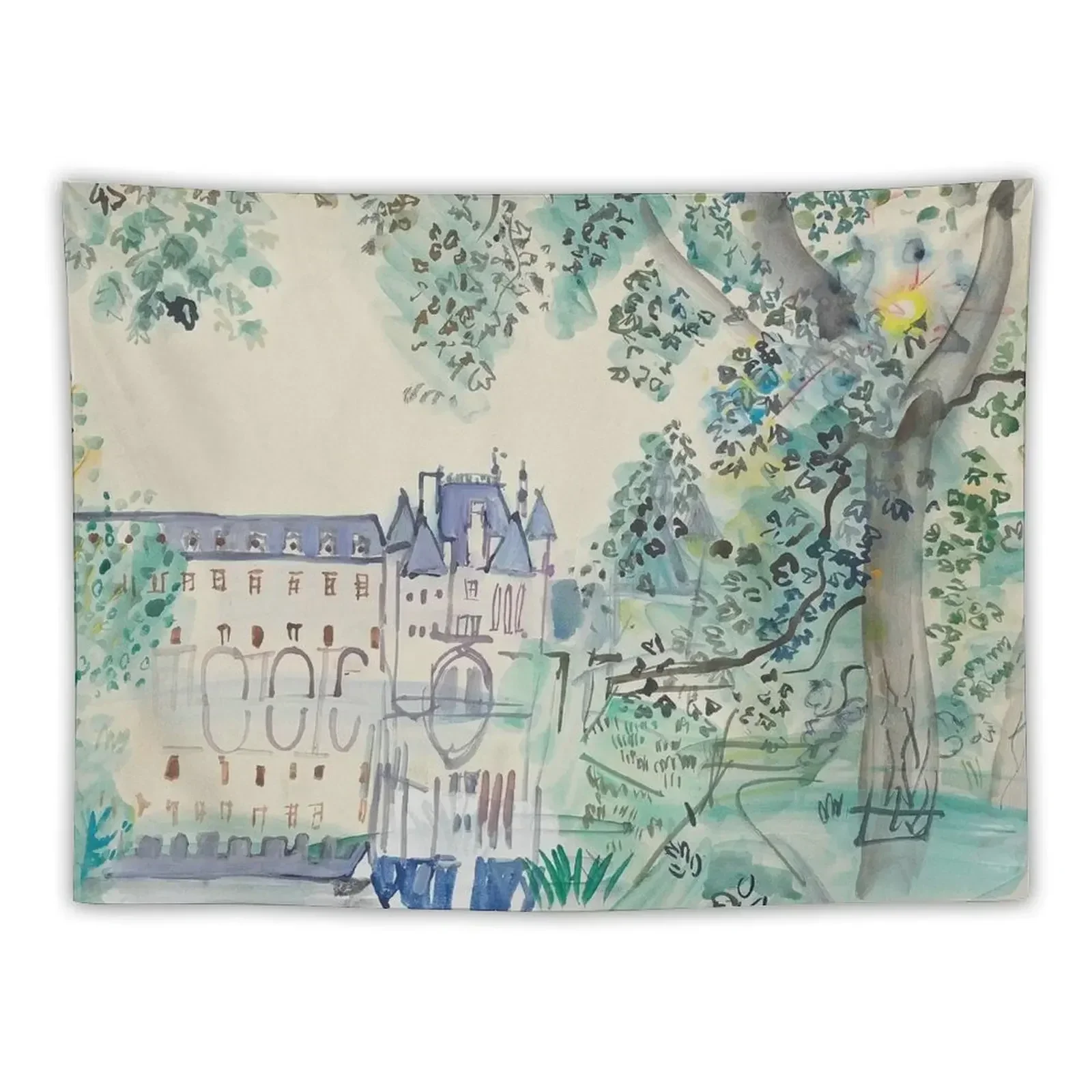 Raoul Dufy Chateau de Chenonceau гобелен милые вещи для комнаты декоративные картины украшения