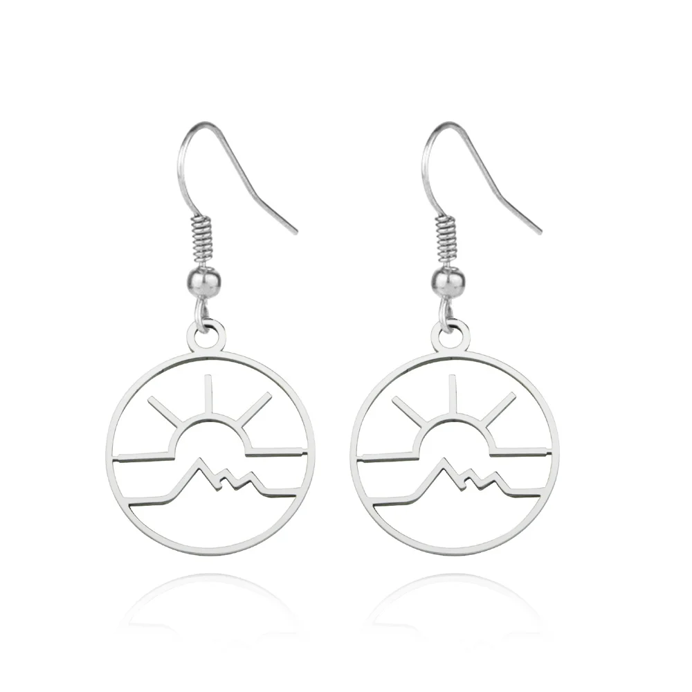 

Fashion Stainless Steel Inspired Gift Canadian TV Series Jewellery Amy and Lou Fans Gift Ranch Earrings