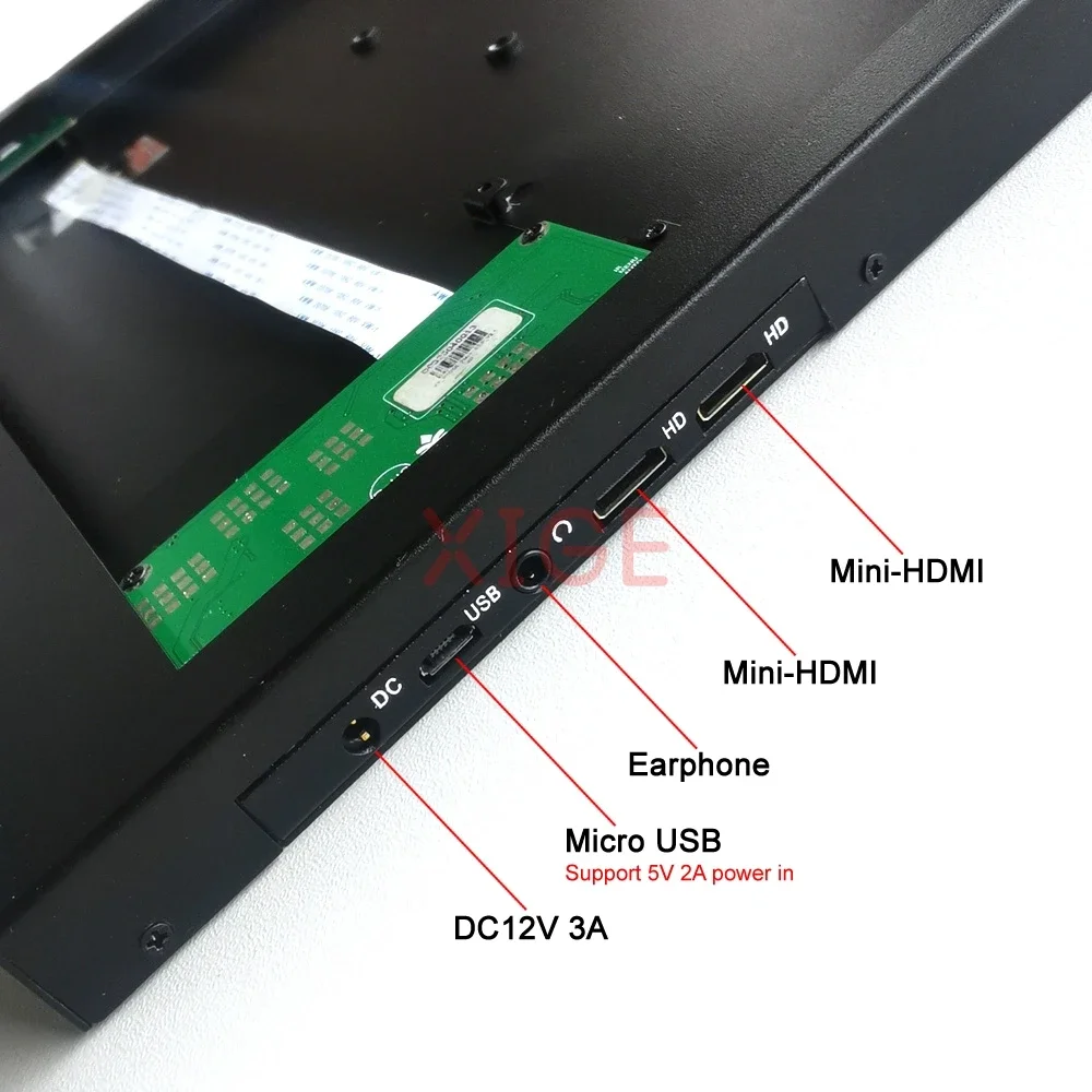 For LP133WF2-SPA1/SPL1/SPL6/SPL8 Metal Case+Controller Board Micro USB EDP 30Pin Laptop Screen 13.3&quot 1920x1080 Mini-HDMI DIY Kit