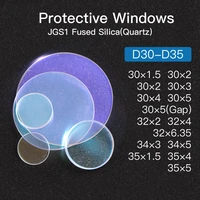 fonland 10pcs laser protective windows d30 d35 series quartz fused silica for fiber laser 1064nm precitec for raytools wsx