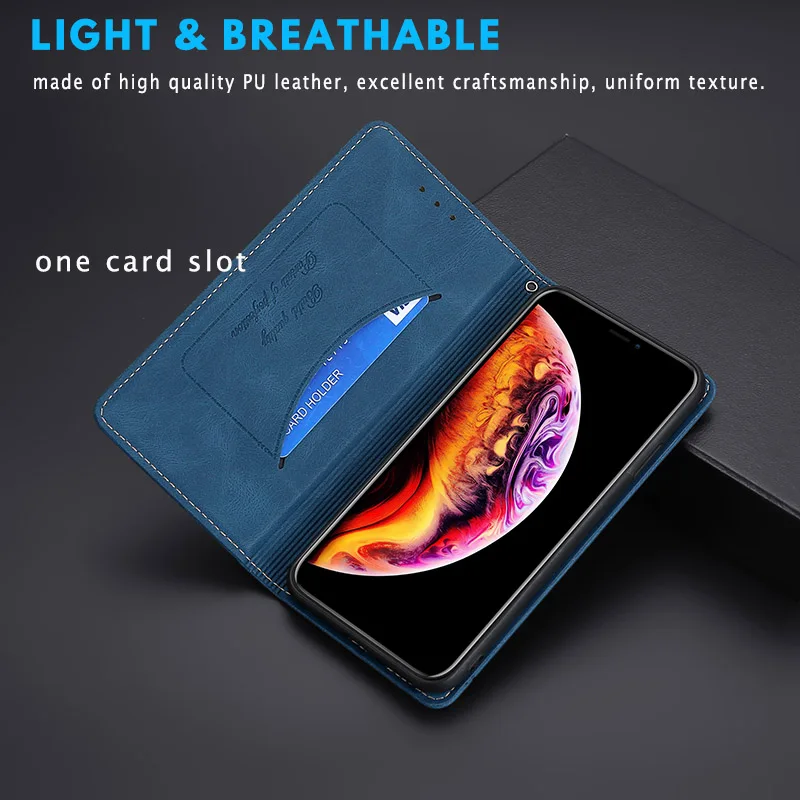 Flip Leather Case for Xiaomi Redmi 4X 4A 5 5A 6A 4 Pro 7 7A 9 9C 8 8A Cover Magnet Coque Note 10 9S 6 | Мобильные телефоны и