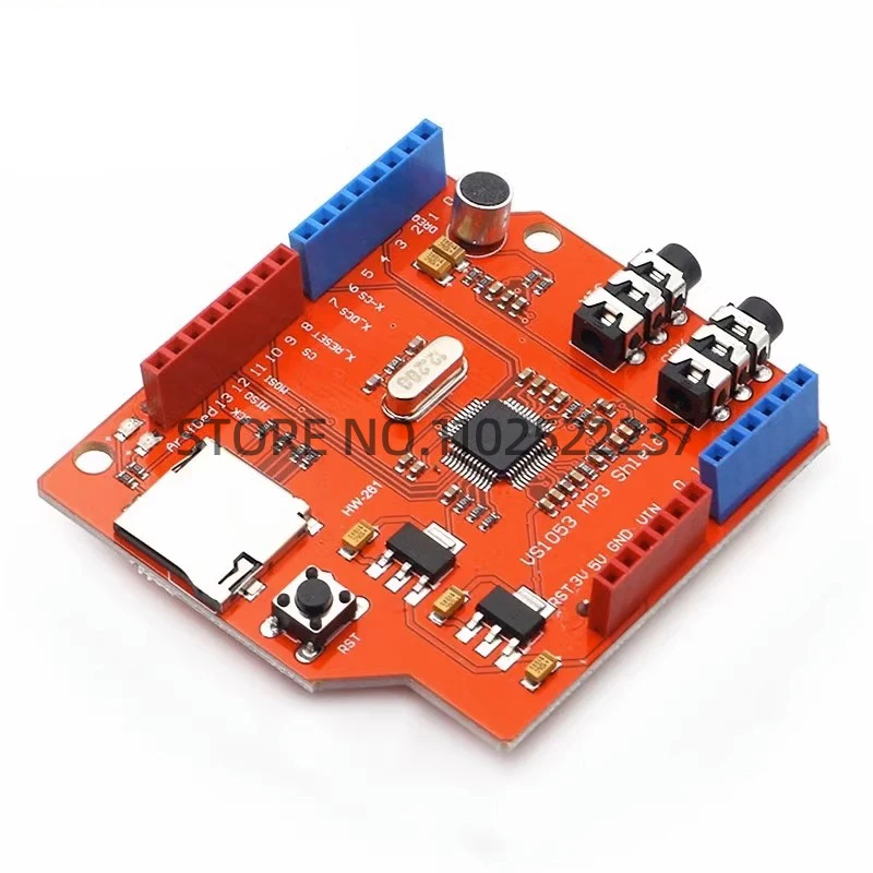 VS1053 VS1053B MP3-модуль для Arduino коммутационная плата со слотом SD-карты Ogg запись в