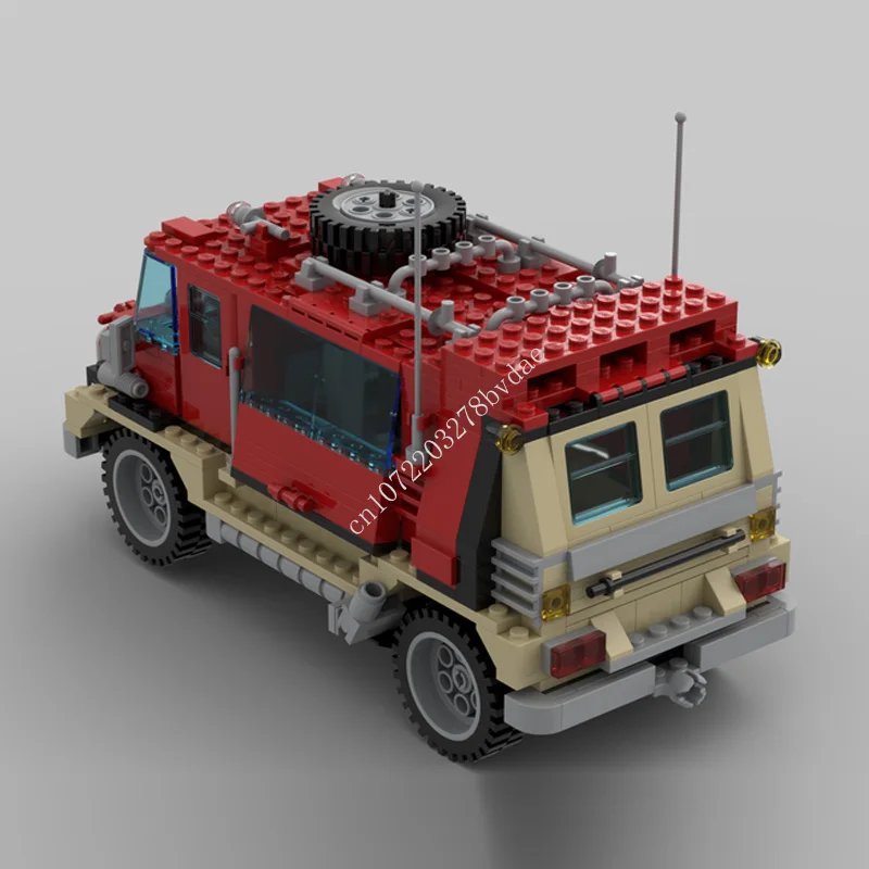 510 шт. модель скоростных чемпионов MOC 5581 фургона перезагруженная строительные