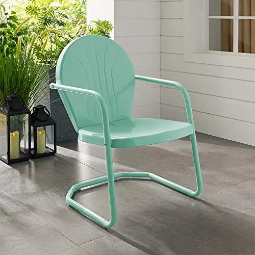 

Metal Outdoor Chair - Red
