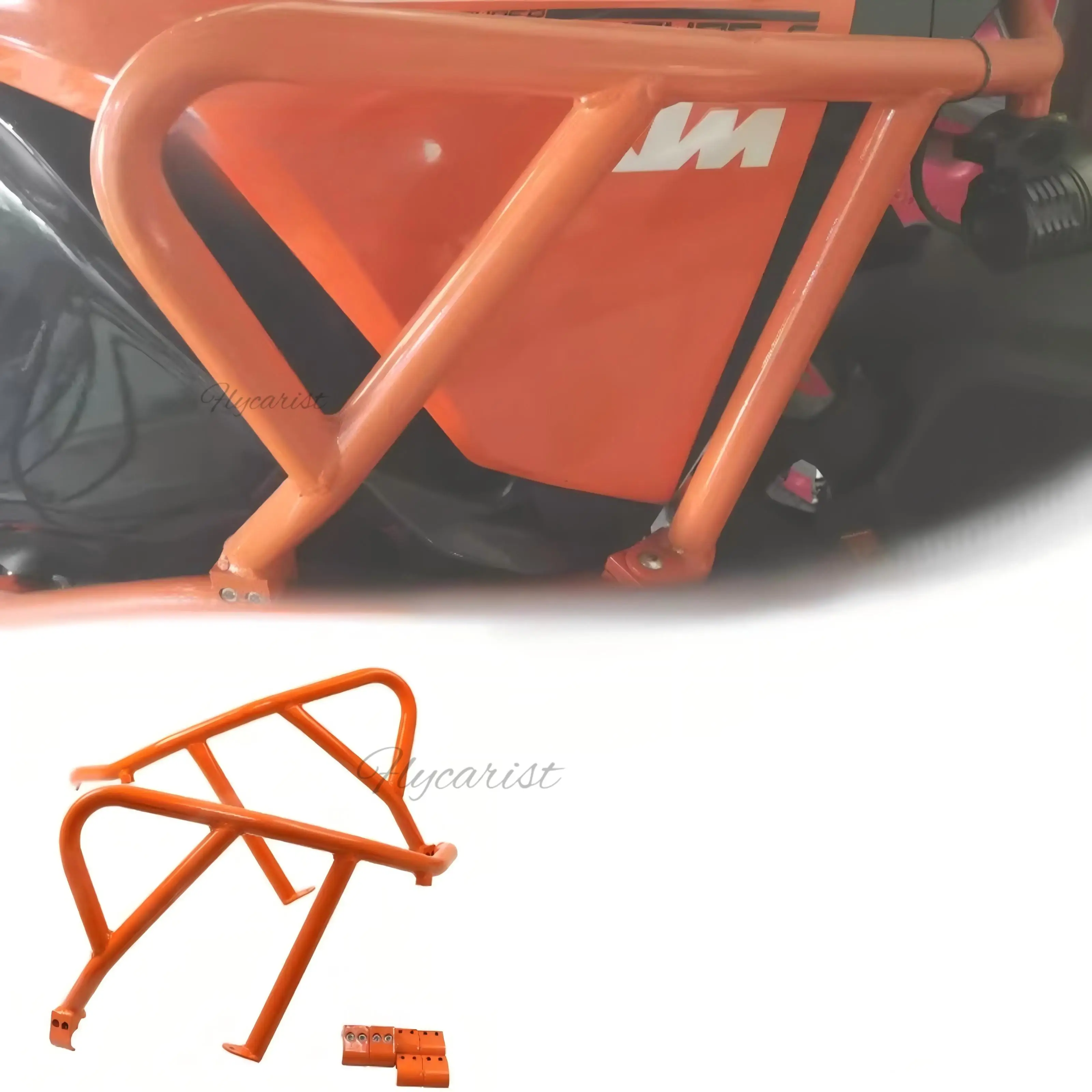 Верхняя защита двигателя для KTM 1290 Super Adventure T 2017 бампер мотоцикла Motoguard защитная