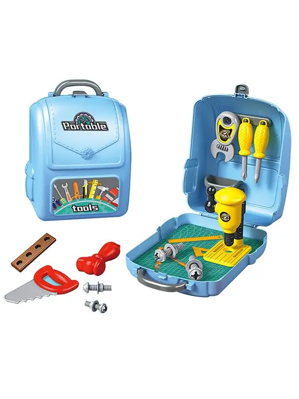 

Kids Toy Tool Set Pretend Play Builder Tool Imaginative Construction Toy Kit Accessories Gift For Girls Boys Christmas Gift
