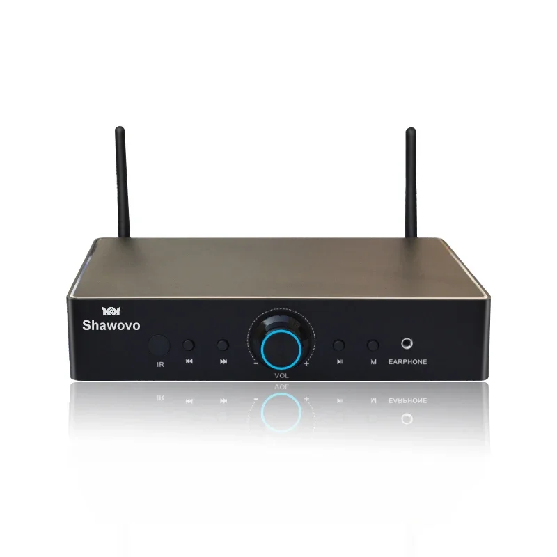 Интеллектуальный Hi-Fi усилитель мощности emiuзек WA80 с Wi-Fi/Bluetooth протокол потоковой