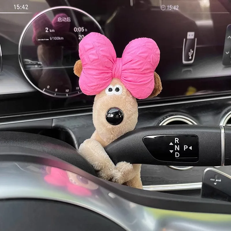 

Плюшевое украшение для щенка, сцепление, автомобильный дворник, переключатель указателя поворота, украшение, милая собака, автомобильный дворник, кукла, аксессуары для интерьера