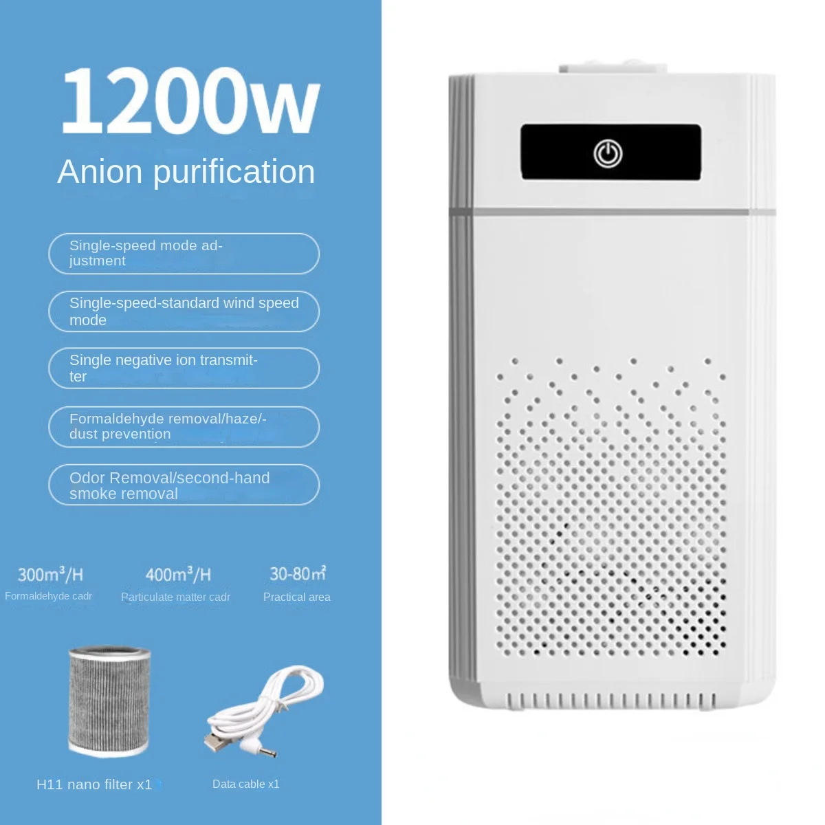 

Очиститель воздуха с отрицательными ионами