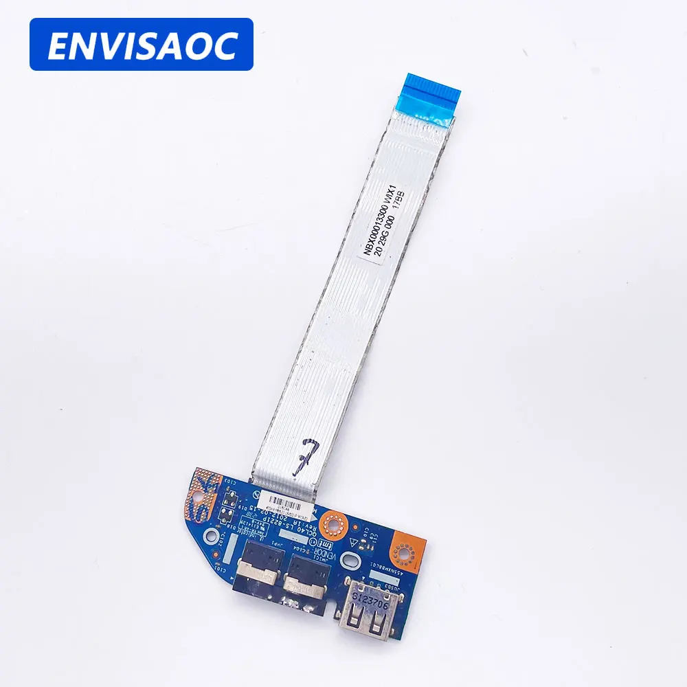 Для ноутбука ASUS A45V K45V K45VD K45VJ K45VM A85V R400 R400V USB аудио разъем для наушников плата QCL40