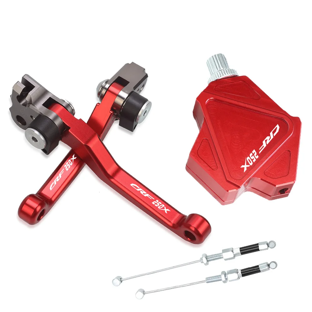 

Dirt Bike CNC Brake Clutch Levers Stunt Clutch Pull Cable Lever Replacement Easy System For HONDA CRF250X CRF 250X 2005-2018