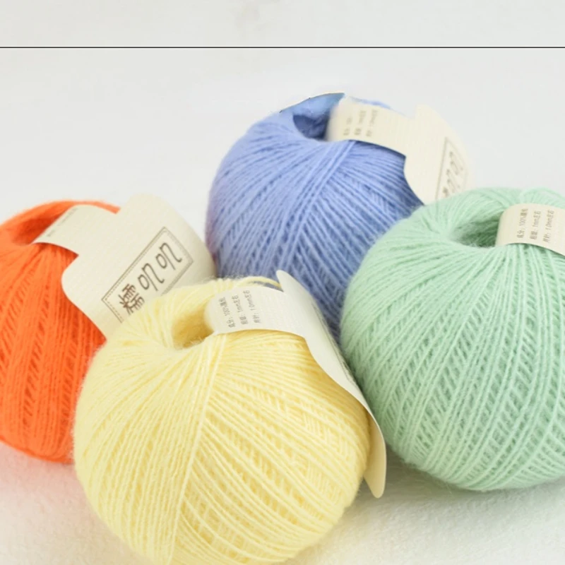 

45g 36 Color Acrylic Wool Diy Handmade Doll Crochet Yarn Bag Toy Material Bag Crochet Hand-made Baby Clothes Material Wool Yarn