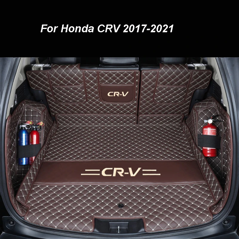 

Кожаные коврики для багажника автомобиля Honda CRV 2017 2018 2019, аксессуары для авто, автомобильные коврики для багажника