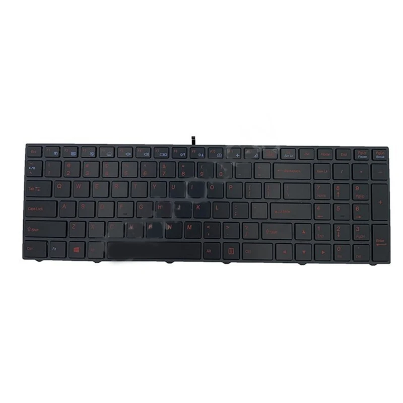 

For Clevo N650 N850 N950 N957 PA70 P950 N750 N250 Mechanic M51 Laptop US Keyboard Red Letter Backlit English Keyboard