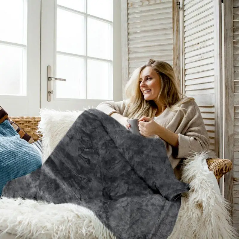 Переносное одеяло с подогревом электрическое переносное USB-подогревом