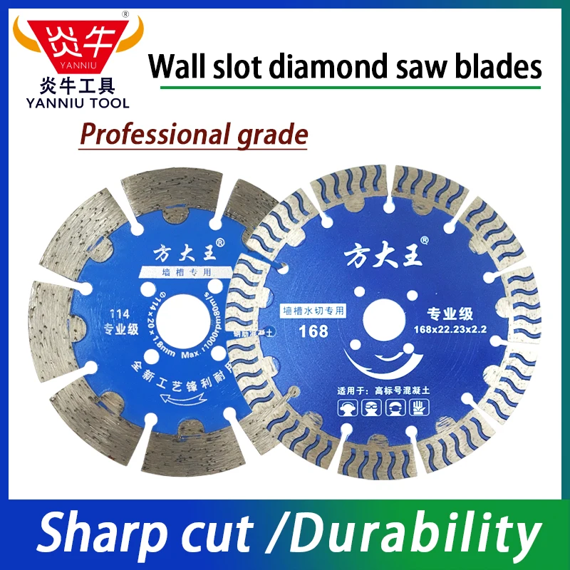 1Pcs 230mm Wall Diamond Saw Blades Dry Cutting For Angle Mill Concrete Cutting Blade Walls Stone Marble Sheet Diamond Saw Blade