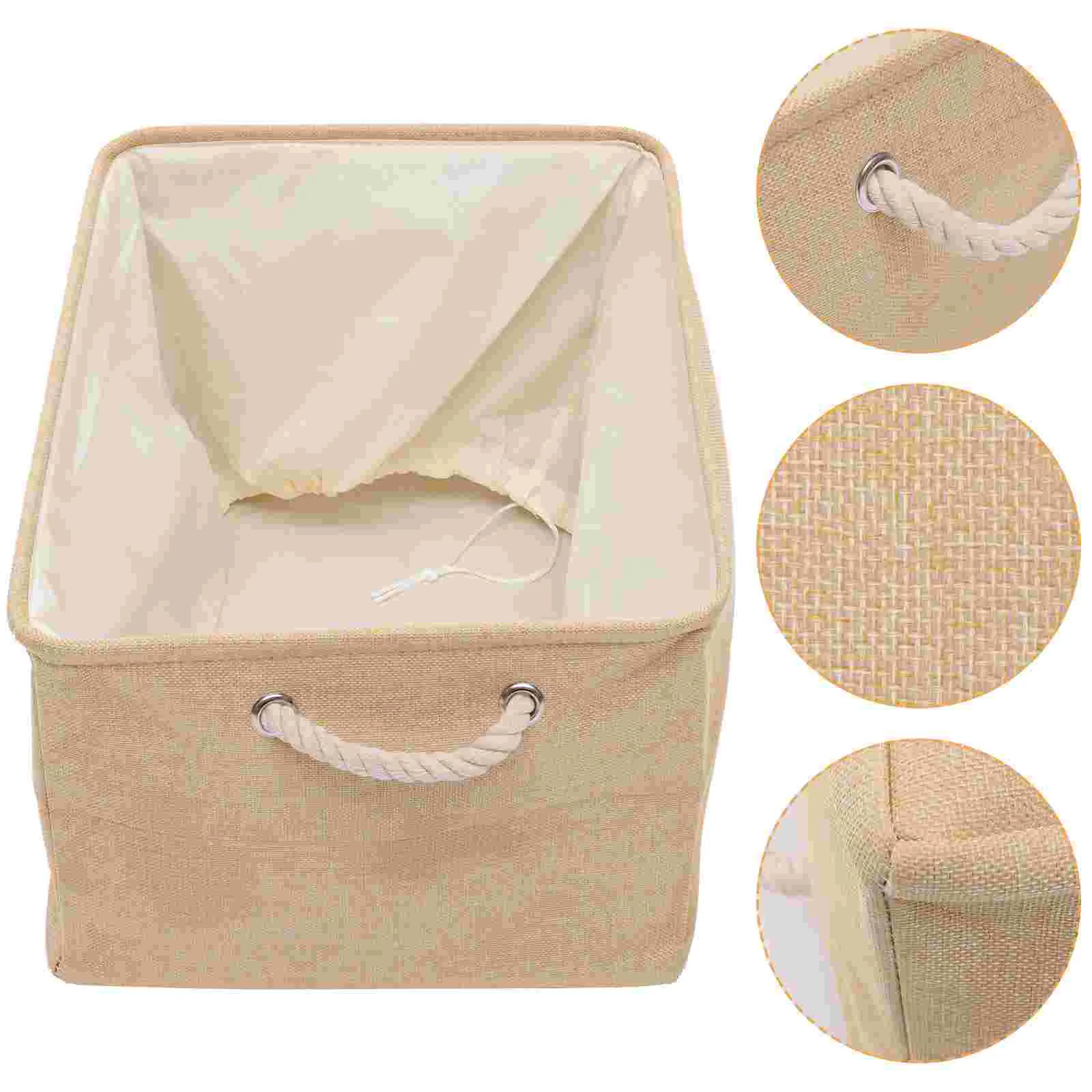 

Storage Basket Organizer Fabric Bin Cloth Sundries Laundry Bins Foldable Cubes Collapsible Basker Baskets Clothes Wall decor