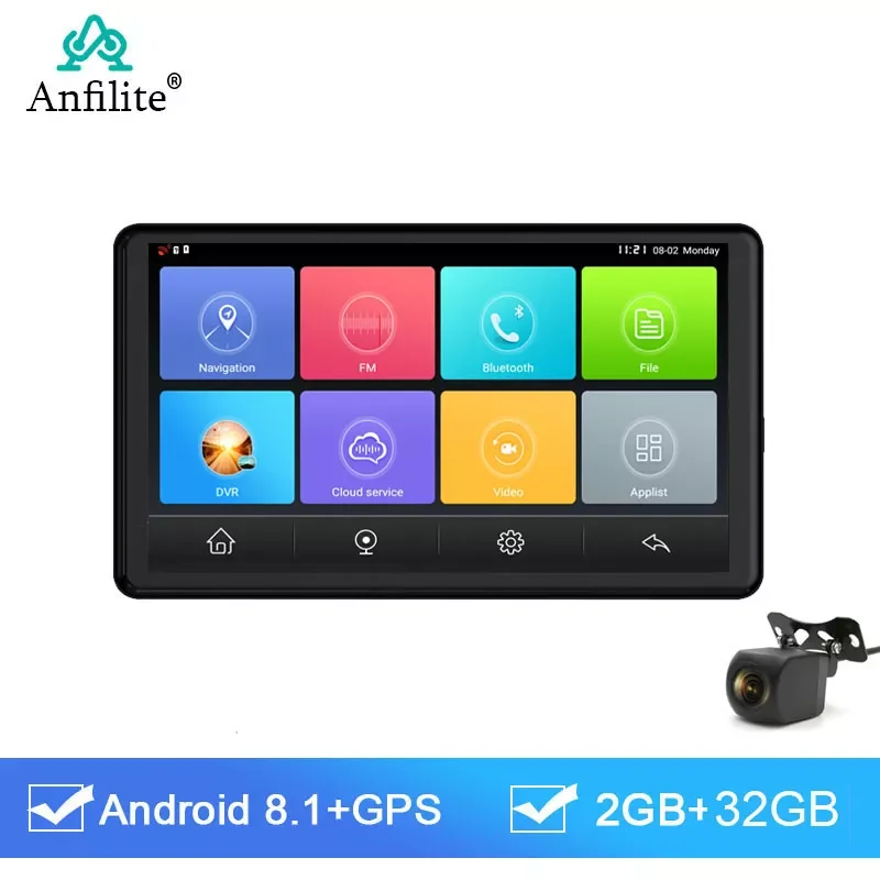 

NEW2023 7"4G Car ADAS DVR Camera 1080P Android 8.1 Car Dashboard 2+32GB WIFI GPS Navigation Dual Lens G-sensor Auto Recorde