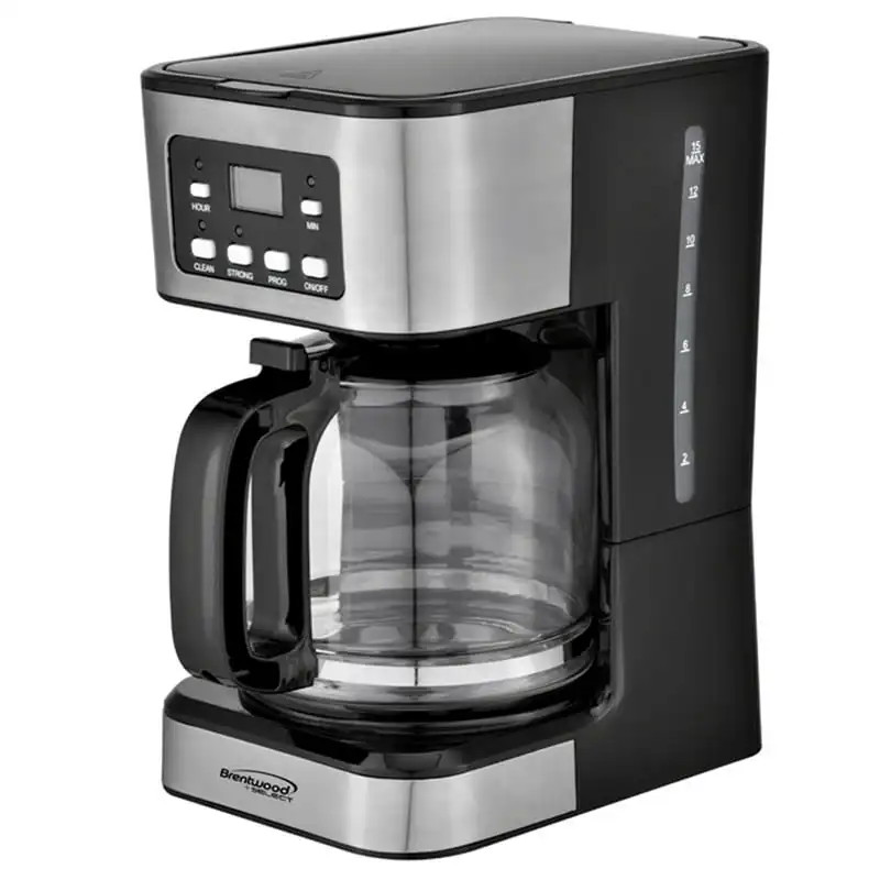 

2023 Appliances TS-222BK 12-Cup Digital Coffee Maker