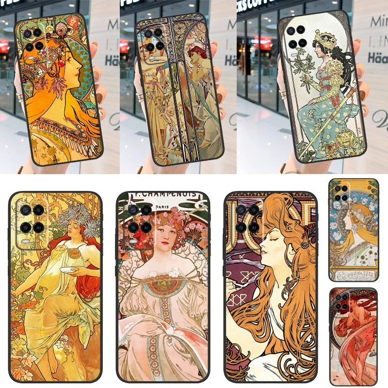 Alphonse Fly Art для OPPO A54 A74 A94 A5 A9 A31 A53 A52 A72 A15 A16 A17 A57 A77 A76 A96 A53S A54S A57S чехол