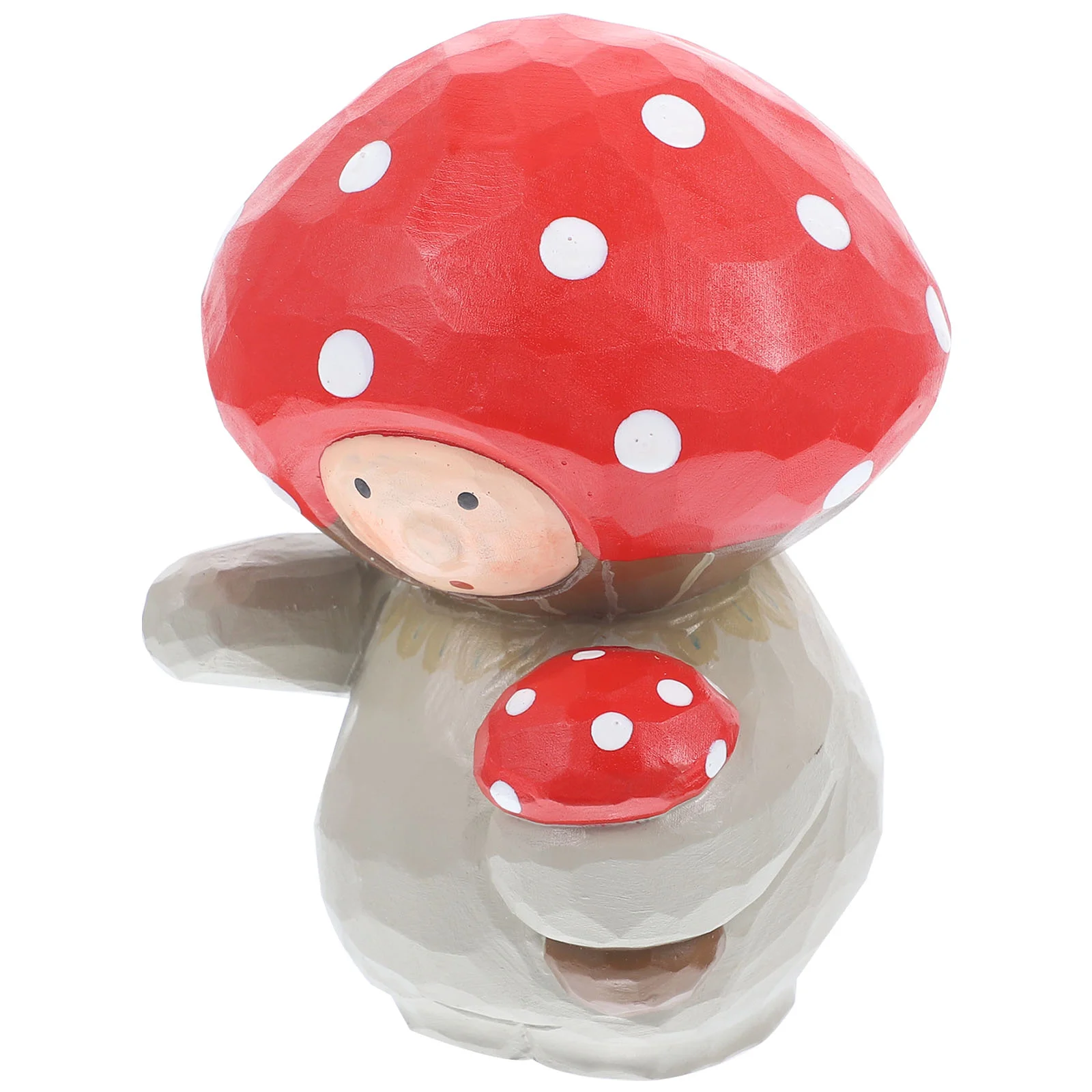 

Mushroom Mini Ornament Decorations Figurines Landscape Figure Ornaments Terrarium Statute Bonsai Succulent Miniatures Micro
