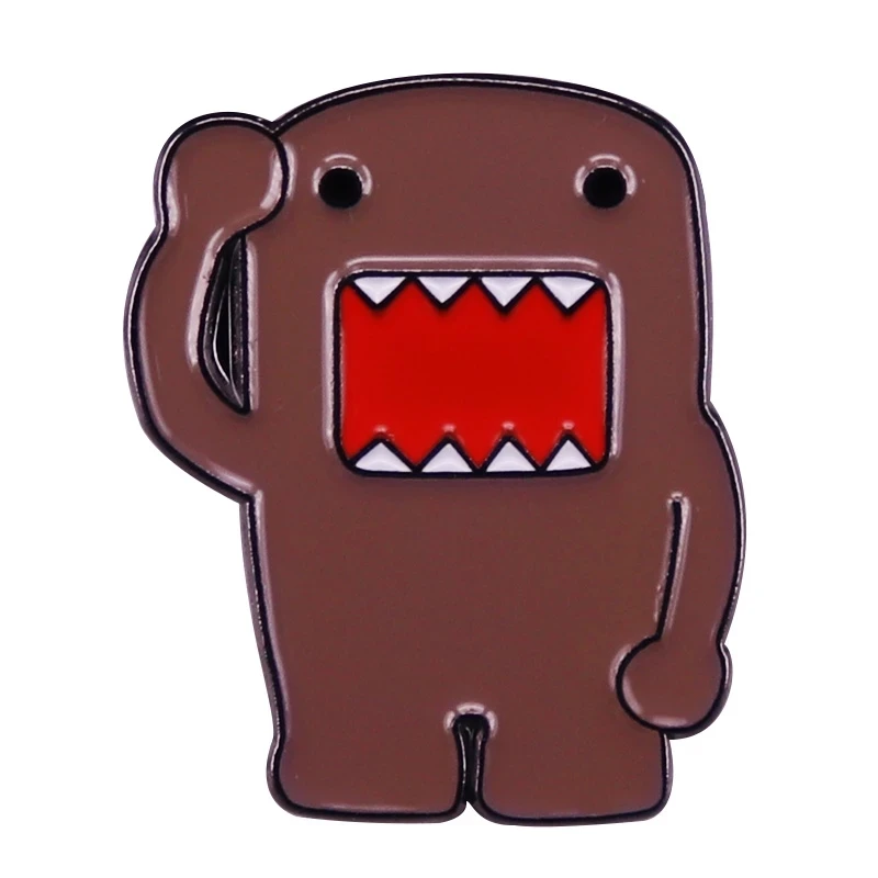 Mascot Domo Kun Domokun Anime Lapel Pins Backpack Jeans Enamel Brooch Pin Women Fashion Jewelry Gifts Cartoon Badges