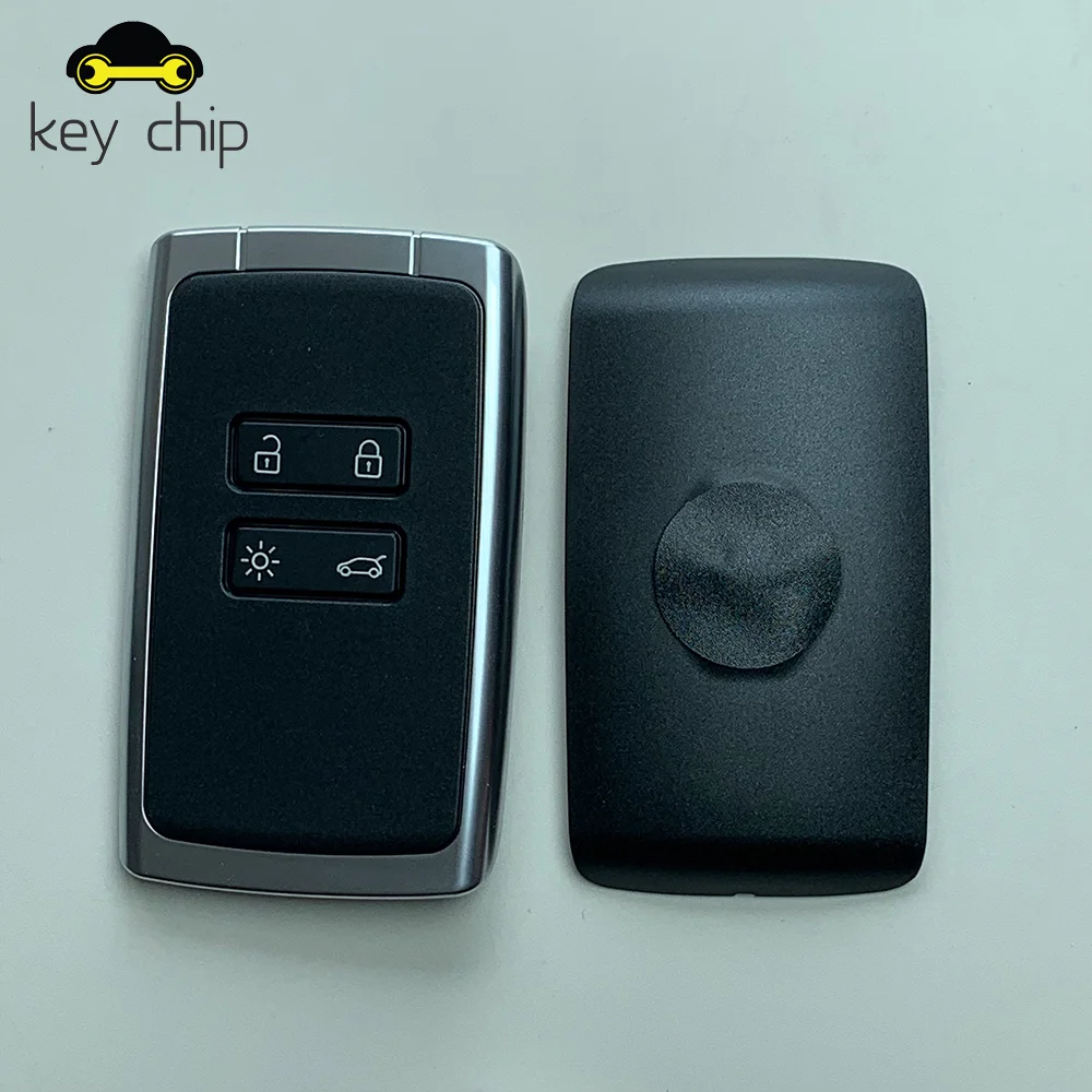 

Keychip 4A pcf7953M Чехол для удаленного автомобильного ключа, сменный чехол с 4 кнопками для Renault Megane Kadjar Espace Talisman, умный чехол без ключа