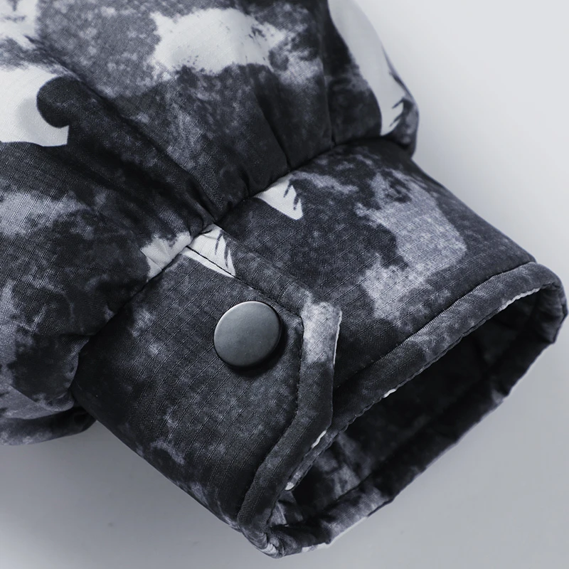 JAZZEVAR 2022 Mid-long Down Jacket Women Winter New Camouflage Thickened Loose Korean Version of The Extreme Cold Coat