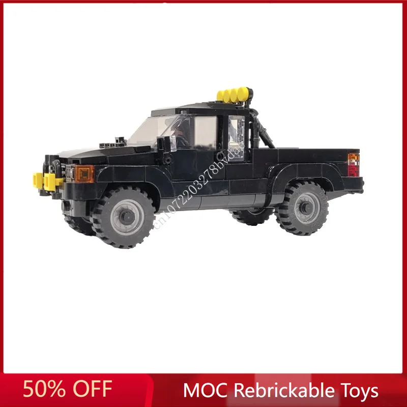 343 шт. MOC Speed Champion Hilux 4x4 Xtra Кабина Пикап грузовик модель строительные блоки кирпичи