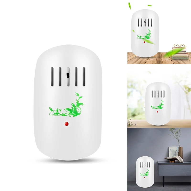 

Plug In Air Purifier Negative Ion Generator Filterless Ionizer Purifier Clean Allergens Pollutants Odors