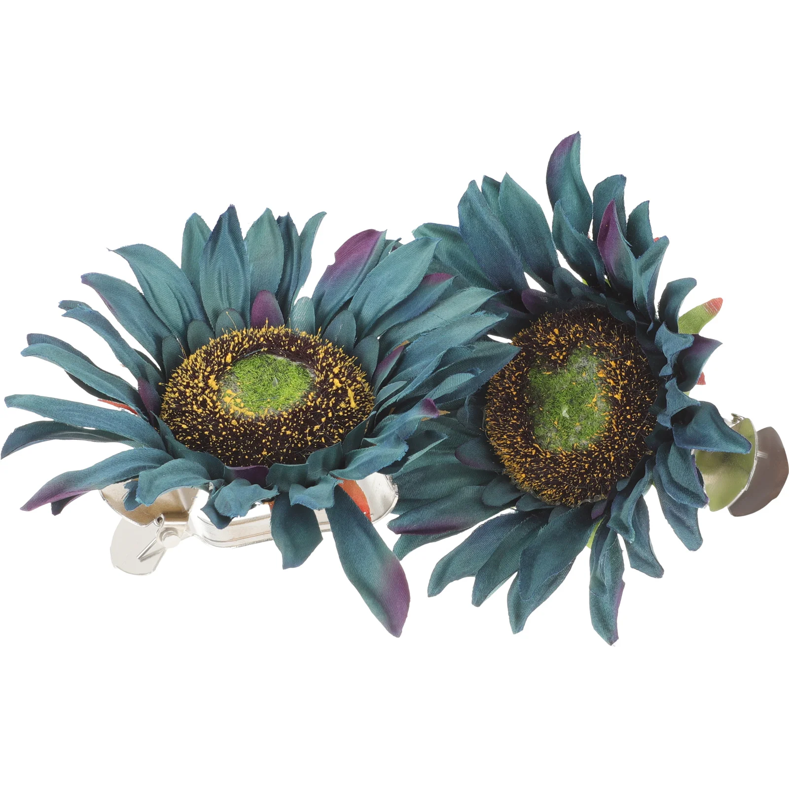 2 шт. пряжка для штор зажим с подсолнухом оранжевый держатель драпировки шелковые