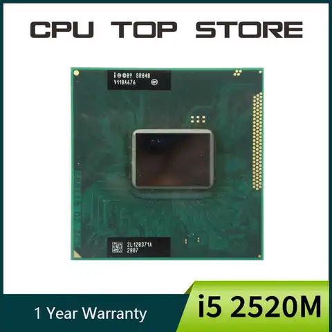 Процессор Intel Core i5 2520M 2,5 ГГц SR048 Socket G2/rPGA988B