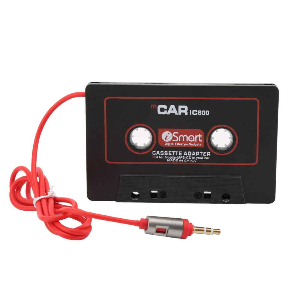 

​Car Cassette Tape Adapter 3.5mm Car AUX Audio Tape Cassette Converter For Phone Car CD Player MP3 MP4 Car Tape Player Practical