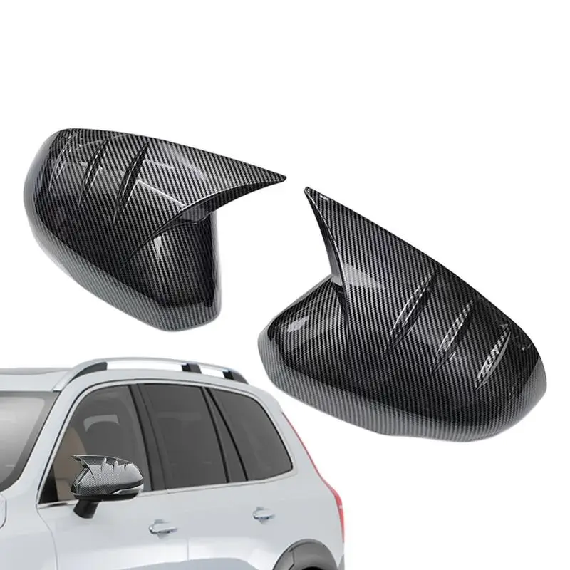 

Car-styling For Honda 2023 Style Horn Shape ABS Carbon Fiber Style Rear View Side Mirror Cover Anti-scratch Rearview Caps