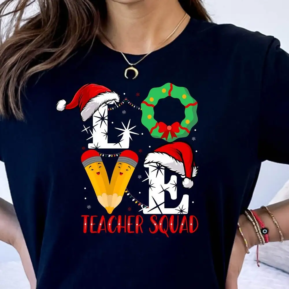 Футболка с надписью Отряд учителя любви