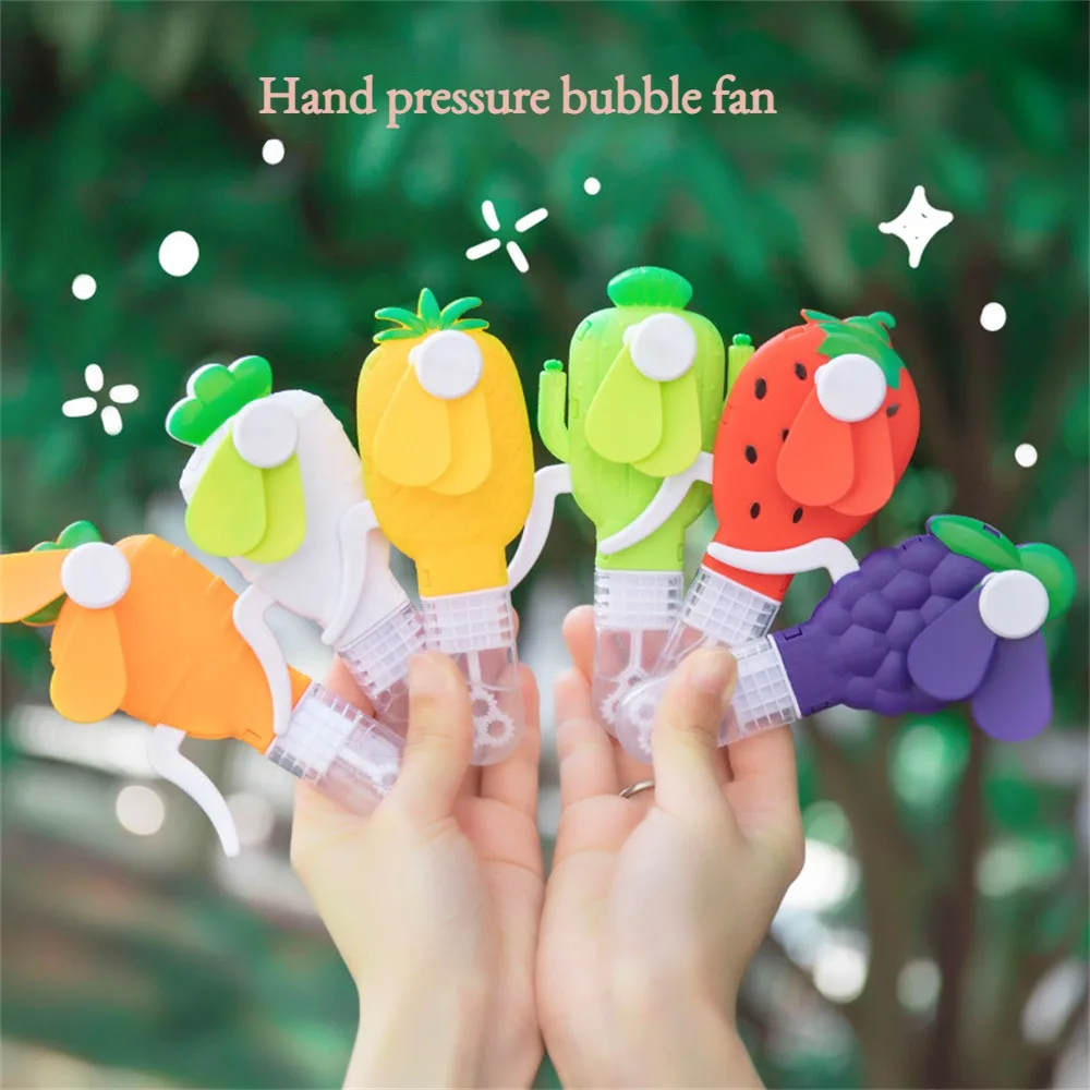 

Handheld Fan Fruit Styling Fan Creative Children Mini Fan Mute Fan Fruit Modeling Fan Multifunctional Hand Pressure Fan