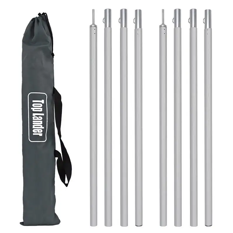 

2pcs Telescopic Tent Poles Adjustable Tarp Aluminium Alloy Rods For Backpacking Hiking Camping Awning Shelter Canopy Accessories
