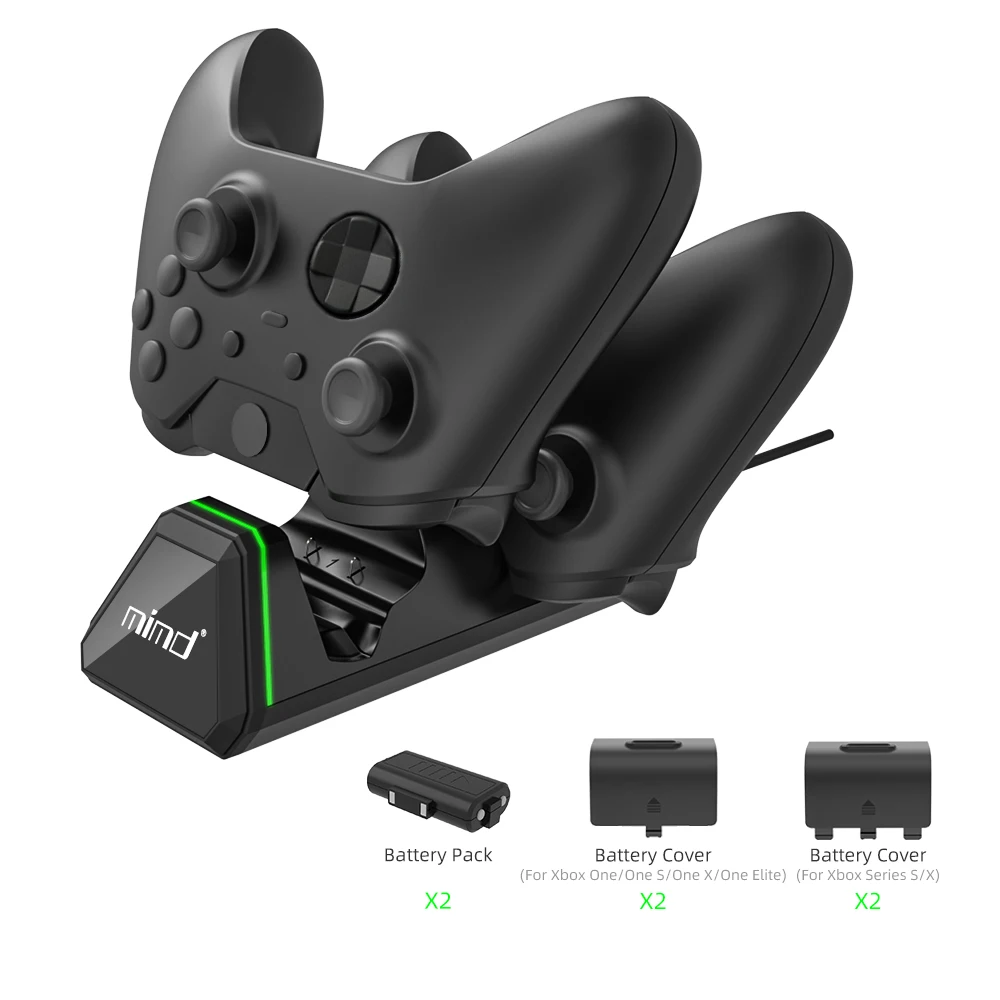 

for Xbox Series S X for Xbox One Dual USB Handle Fast Charging Dock Station Stand Charger for Game Controller Joypad Joystick