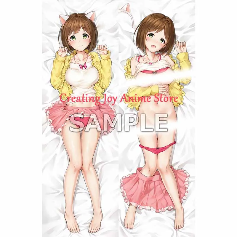 

Dakimakura Anime Maekawa Miku Pillow Cover Double-sided Print Life-size Christmas Decoration Japanese